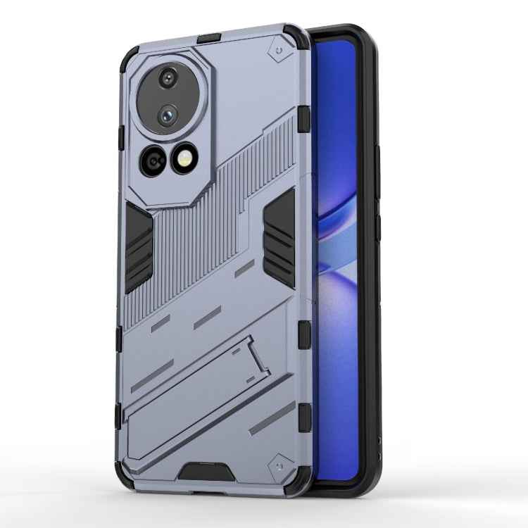 Punk Armor 2 in 1 PC + TPU Phone Case with Holder, For Huawei Mate 70 Pro / 70 Pro+, For Huawei Pura 70 Pro / 70 Pro+, For Huawei Pura 70 Ultra, For Huawei Pura 70, For Huawei nova 11 SE, For Huawei nova 12 Pro