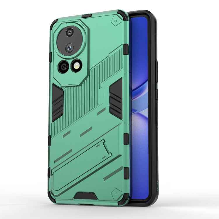 Punk Armor 2 in 1 PC + TPU Phone Case with Holder, For Huawei Mate 70 Pro / 70 Pro+, For Huawei Pura 70 Pro / 70 Pro+, For Huawei Pura 70 Ultra, For Huawei Pura 70, For Huawei nova 11 SE, For Huawei nova 12 Pro