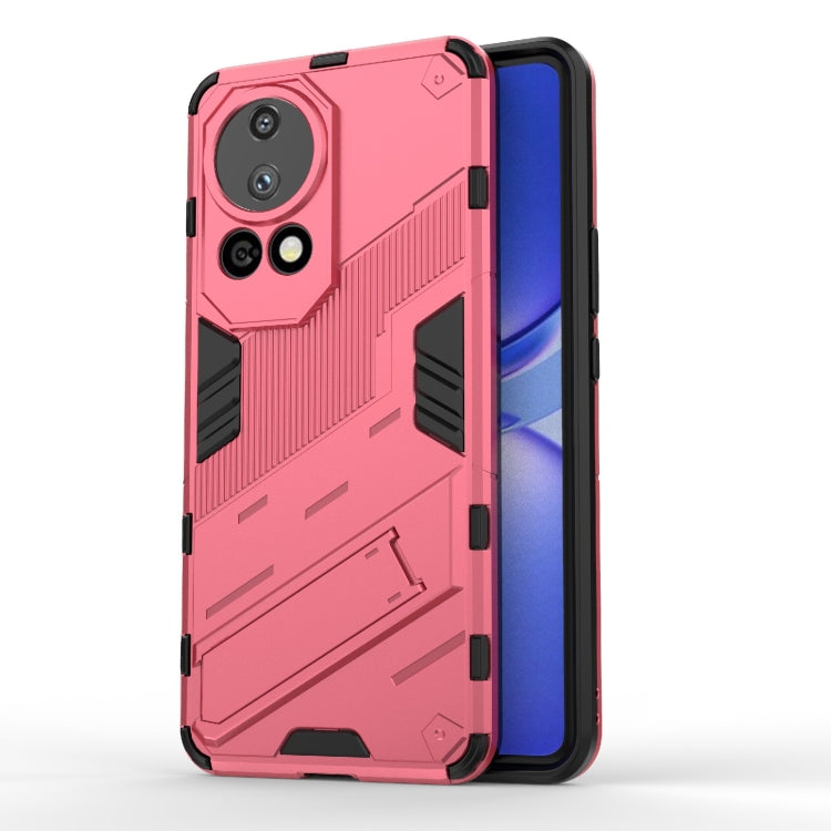 Punk Armor 2 in 1 PC + TPU Phone Case with Holder, For Huawei Mate 70 Pro / 70 Pro+, For Huawei Pura 70 Pro / 70 Pro+, For Huawei Pura 70 Ultra, For Huawei Pura 70, For Huawei nova 11 SE, For Huawei nova 12 Pro