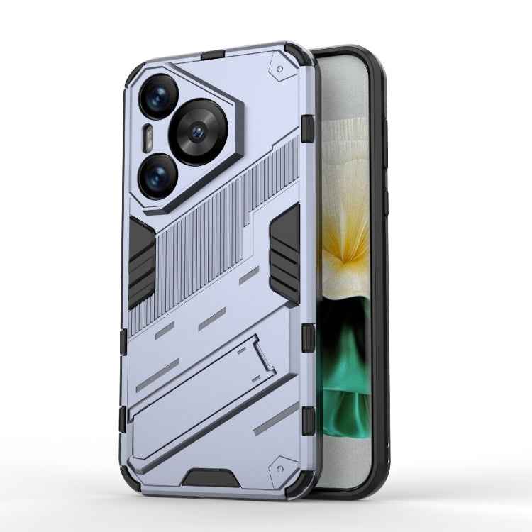 Punk Armor 2 in 1 PC + TPU Phone Case with Holder, For Huawei Mate 70 Pro / 70 Pro+, For Huawei Pura 70 Pro / 70 Pro+, For Huawei Pura 70 Ultra, For Huawei Pura 70, For Huawei nova 11 SE, For Huawei nova 12 Pro