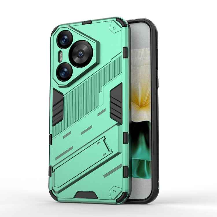Punk Armor 2 in 1 PC + TPU Phone Case with Holder, For Huawei Mate 70 Pro / 70 Pro+, For Huawei Pura 70 Pro / 70 Pro+, For Huawei Pura 70 Ultra, For Huawei Pura 70, For Huawei nova 11 SE, For Huawei nova 12 Pro