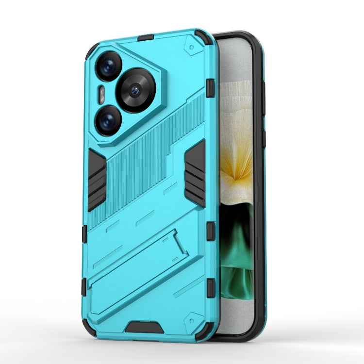 Punk Armor 2 in 1 PC + TPU Phone Case with Holder, For Huawei Mate 70 Pro / 70 Pro+, For Huawei Pura 70 Pro / 70 Pro+, For Huawei Pura 70 Ultra, For Huawei Pura 70, For Huawei nova 11 SE, For Huawei nova 12 Pro
