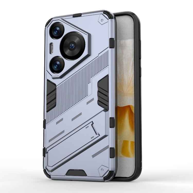 Punk Armor 2 in 1 PC + TPU Phone Case with Holder, For Huawei Mate 70 Pro / 70 Pro+, For Huawei Pura 70 Pro / 70 Pro+, For Huawei Pura 70 Ultra, For Huawei Pura 70, For Huawei nova 11 SE, For Huawei nova 12 Pro