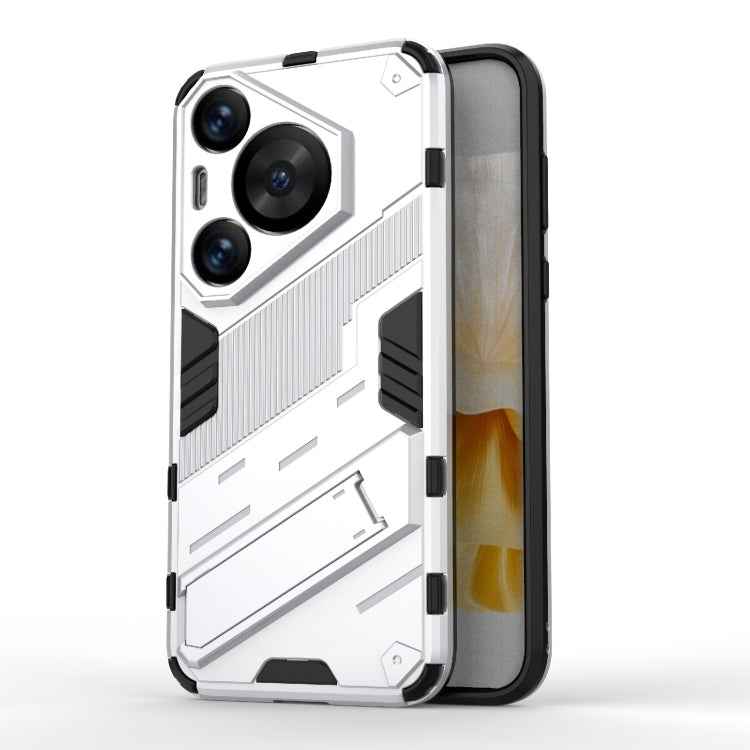 Punk Armor 2 in 1 PC + TPU Phone Case with Holder, For Huawei Mate 70 Pro / 70 Pro+, For Huawei Pura 70 Pro / 70 Pro+, For Huawei Pura 70 Ultra, For Huawei Pura 70, For Huawei nova 11 SE, For Huawei nova 12 Pro