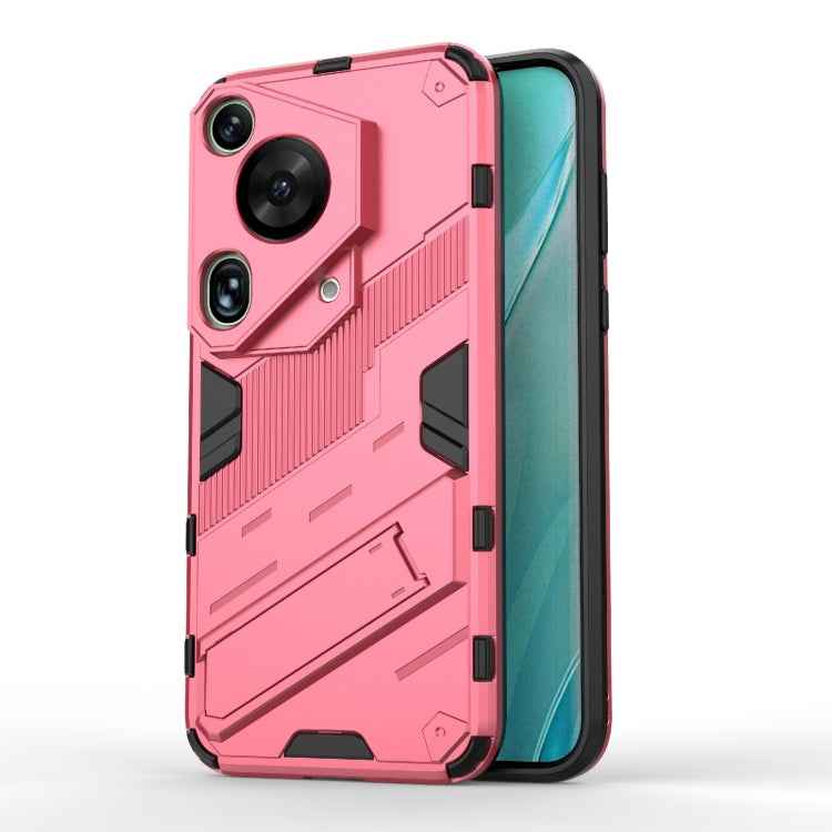 Punk Armor 2 in 1 PC + TPU Phone Case with Holder, For Huawei Mate 70 Pro / 70 Pro+, For Huawei Pura 70 Pro / 70 Pro+, For Huawei Pura 70 Ultra, For Huawei Pura 70, For Huawei nova 11 SE, For Huawei nova 12 Pro
