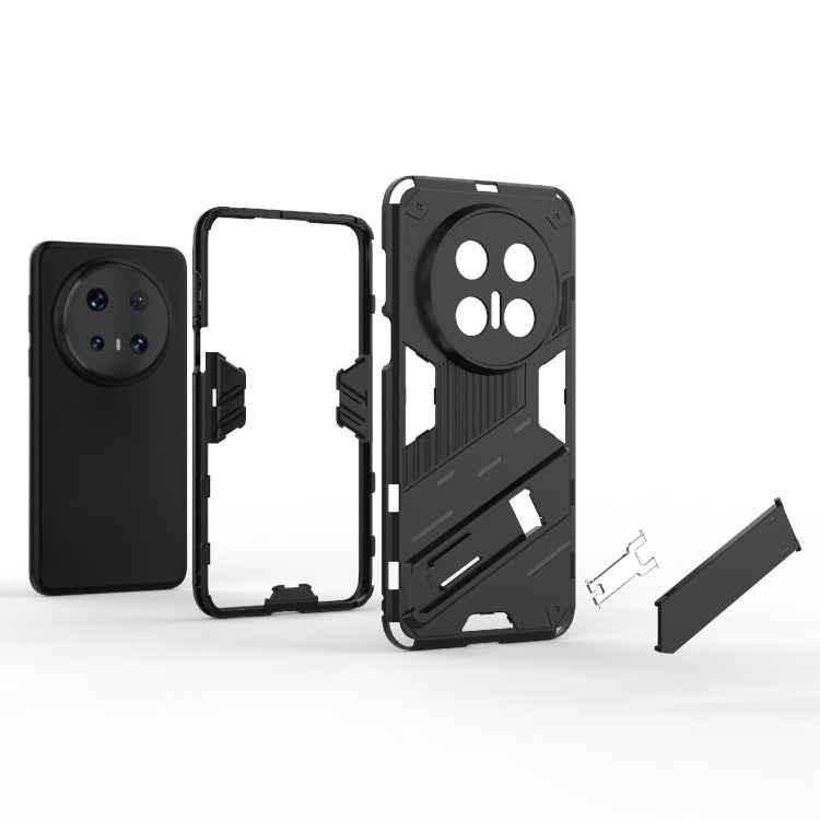 Punk Armor 2 in 1 PC + TPU Phone Case with Holder, For Huawei Mate 70 Pro / 70 Pro+, For Huawei Pura 70 Pro / 70 Pro+, For Huawei Pura 70 Ultra, For Huawei Pura 70, For Huawei nova 11 SE, For Huawei nova 12 Pro