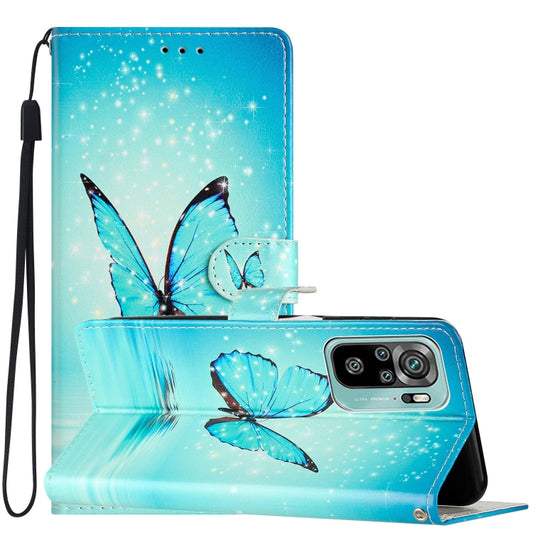 Colored Drawing Leather Phone Case, For Xiaomi Redmi Note 10 4G, For Xiaomi Redmi 9A, For Xiaomi Redmi 9C, For Xiaomi Redmi Note 9