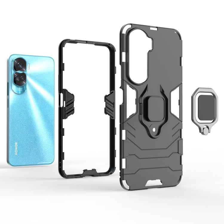 Magnetic Ring Holder PC + TPU Phone Case, For Honor 90 Lite / X50i 5G, For Honor 90 Pro, For Honor 90