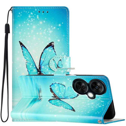 Colored Drawing Leather Phone Case, For OnePlus Nord CE 3 Lite 5G