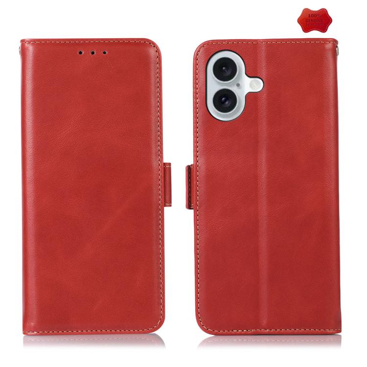 Crazy Horse Top Layer Cowhide Leather Phone Case, For iPhone 18 Pro / 17 Pro, For iPhone 18 Pro Max / 17 Pro Max, For iPhone 17, For iPhone 17 Air, For iPhone 16 Pro Max, For iPhone 16 Pro, For iPhone 16 Plus, For iPhone 16, For iPhone 15 Pro Max      ...