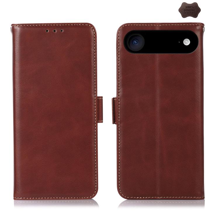 Crazy Horse Top Layer Cowhide Leather Phone Case, For iPhone 18 Pro / 17 Pro, For iPhone 18 Pro Max / 17 Pro Max, For iPhone 17, For iPhone 17 Air, For iPhone 16 Pro Max, For iPhone 16 Pro, For iPhone 16 Plus, For iPhone 16, For iPhone 15 Pro Max      ...