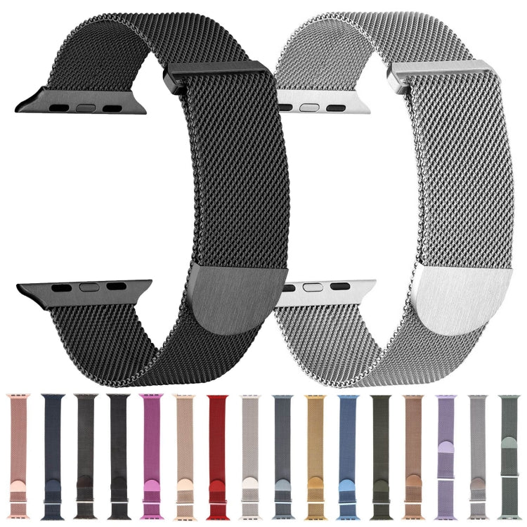Milanese Metal Magnetic Watch Band, For Apple Watch 9 45mm, For Apple Watch SE 2022 40mm, For Apple Watch SE 2022 44mm