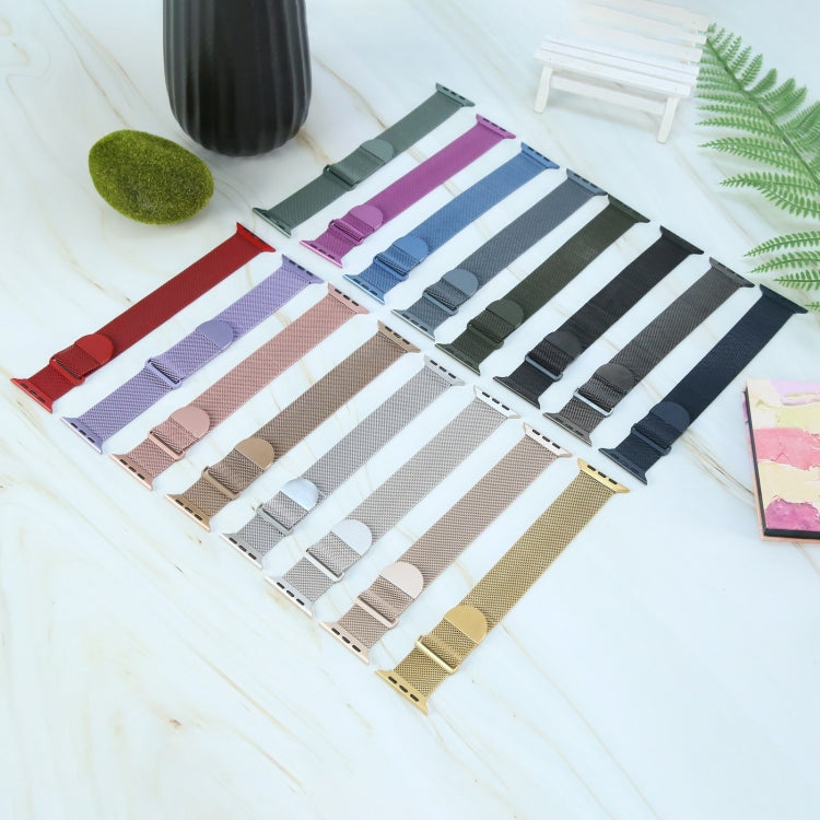 Milanese Metal Magnetic Watch Band, For Apple Watch Ultra 49mm, For Apple Watch SE 2023 44mm, For Apple Watch SE 2023 40mm