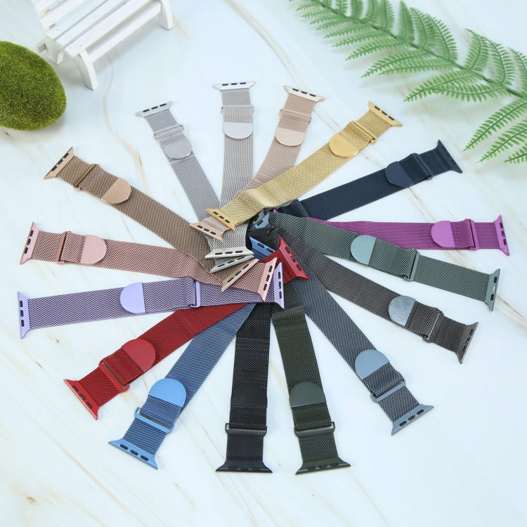 Milanese Metal Magnetic Watch Band, For Apple Watch SE 40mm, For Apple Watch SE 44mm, For Apple Watch 6 40mm