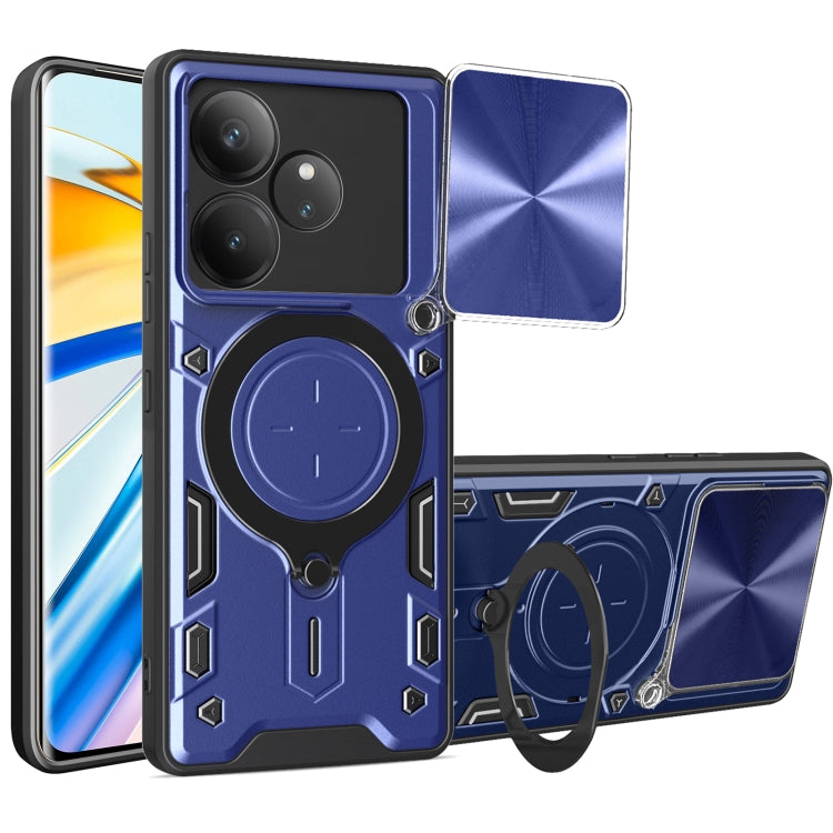 CD Texture Sliding Camshield Magnetic Holder Phone Case, For Realme C61 / C63, For Realme GT 6T, For Realme 12 5G Global, For Realme 12 Pro / 12 Pro+ / 12+, For Realme 11 4G Global, For Realme 11 5G Global / 11x 5G, For Realme C53 4G / Narzo N53       ...