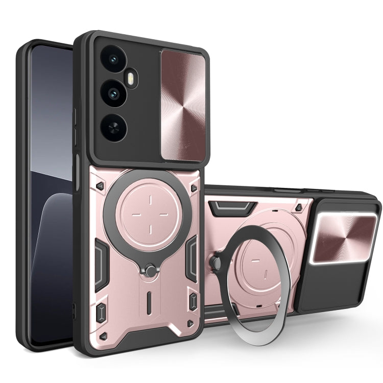 CD Texture Sliding Camshield Magnetic Holder Phone Case, For Realme GT 6T, For Realme 12 5G Global, For Realme 12 Pro / 12 Pro+ / 12+, For Realme 11 4G Global, For Realme 11 5G Global / 11x 5G, For Realme C53 4G / Narzo N53, For Realme C65 4G          ...