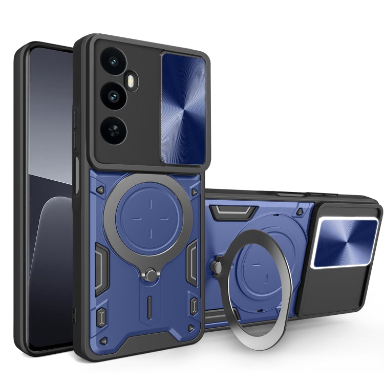 CD Texture Sliding Camshield Magnetic Holder Phone Case, For Realme GT 6T, For Realme 12 5G Global, For Realme 12 Pro / 12 Pro+ / 12+, For Realme 11 4G Global, For Realme 11 5G Global / 11x 5G, For Realme C53 4G / Narzo N53, For Realme C65 4G          ...