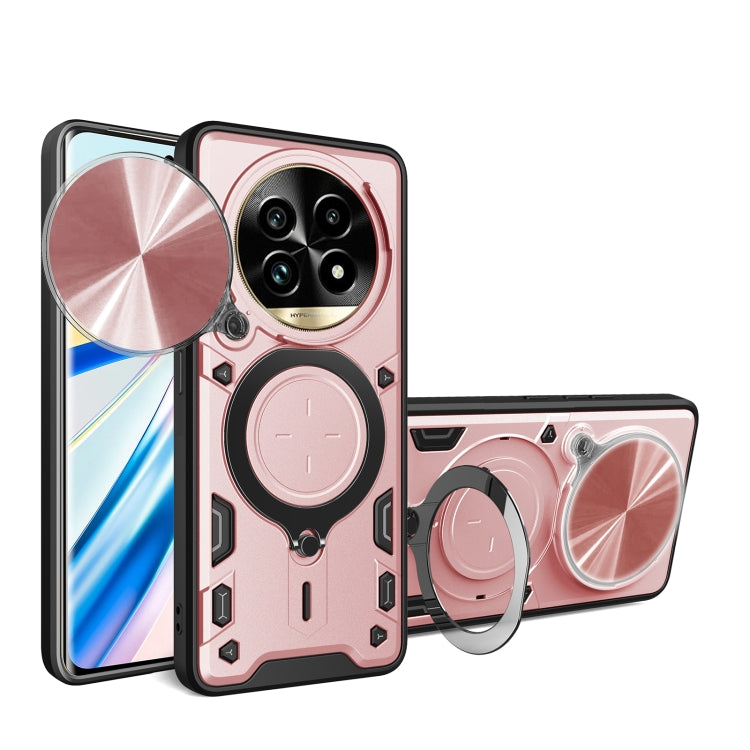 CD Texture Sliding Camshield Magnetic Holder Phone Case, For Realme P4 Power 5G, For Realme 16 Pro / 16 Pro+ 5G, For Realme P3 5G / 14 5G Global, For Realme P3 Ultra 5G India, For Realme 14 Pro+ 5G, For Realme C75 4G / 14x 5G Global                    ...