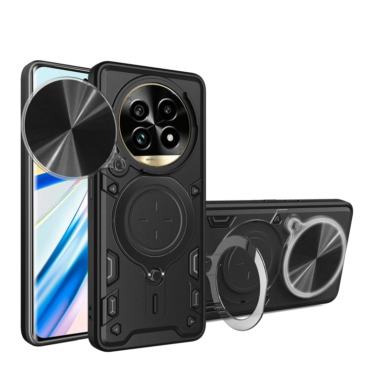 CD Texture Sliding Camshield Magnetic Holder Phone Case, For Realme P4 Power 5G, For Realme 16 Pro / 16 Pro+ 5G, For Realme P3 5G / 14 5G Global, For Realme P3 Ultra 5G India, For Realme 14 Pro+ 5G, For Realme C75 4G / 14x 5G Global                    ...