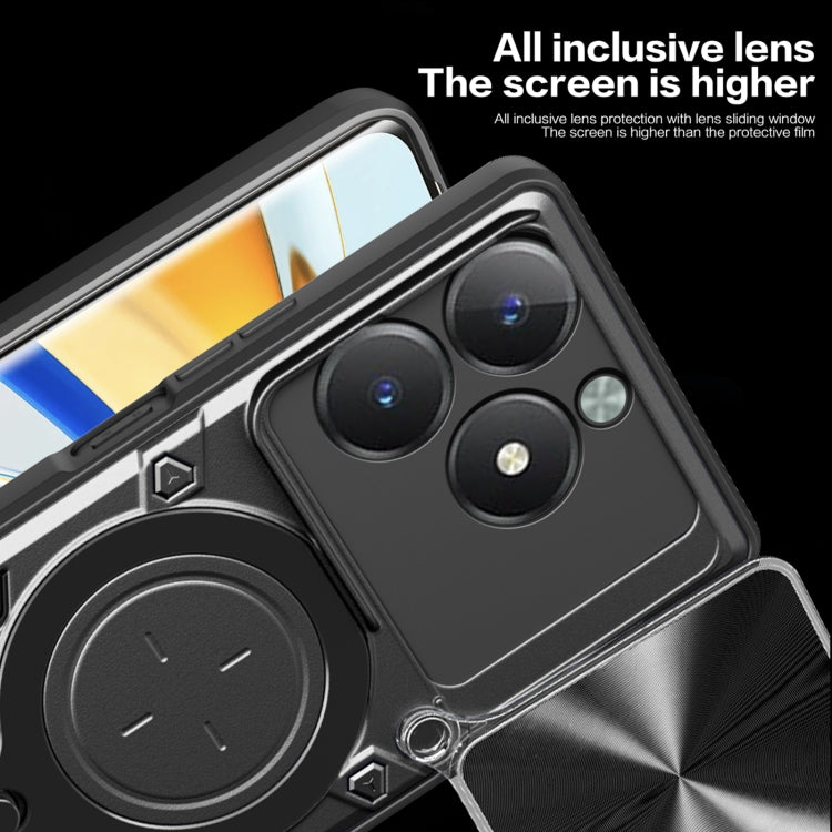CD Texture Sliding Camshield Magnetic Holder Phone Case, For Realme C61 / C63, For Realme GT 6T, For Realme 12 5G Global, For Realme 12 Pro / 12 Pro+ / 12+, For Realme 11 4G Global, For Realme 11 5G Global / 11x 5G, For Realme C53 4G / Narzo N53       ...