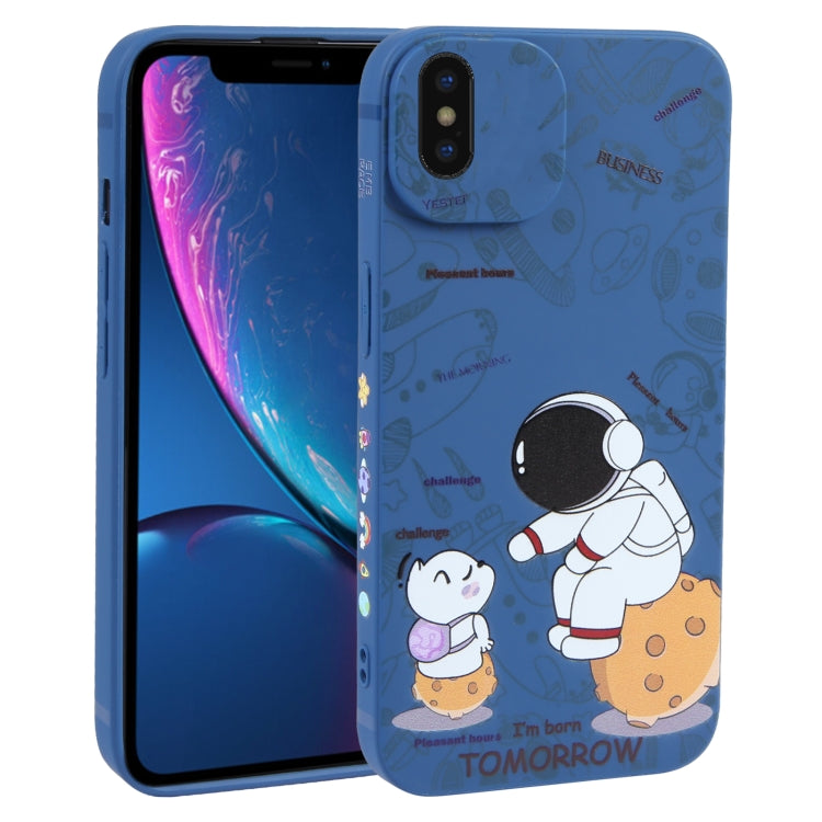 Astronaut Pattern Frosted TPU Phone Case