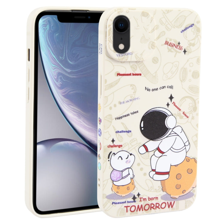 Astronaut Pattern Frosted TPU Phone Case