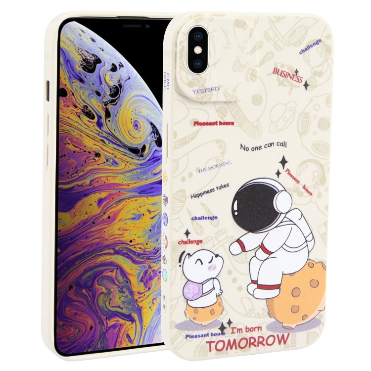 Astronaut Pattern Frosted TPU Phone Case