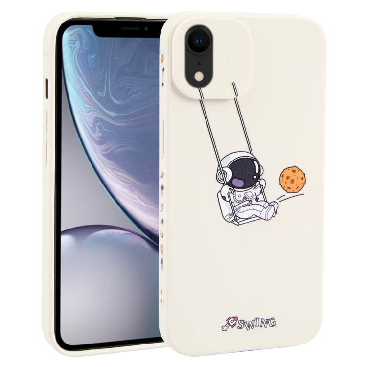 Astronaut Swinging Pattern TPU Phone Case