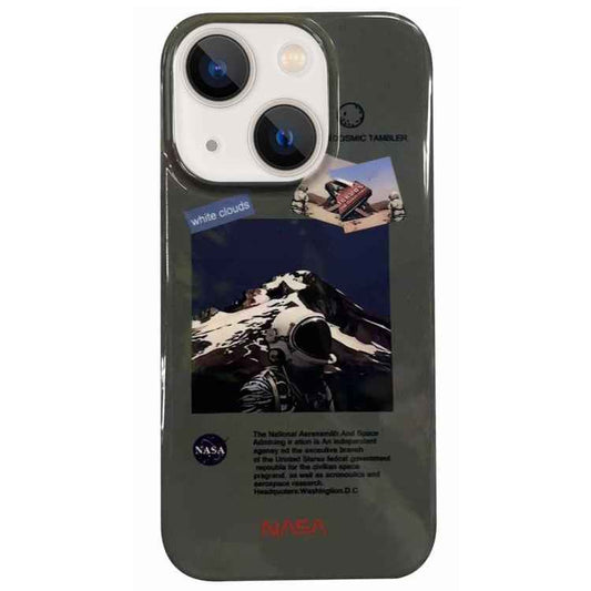 Astronaut Pattern Glossy PC Phone Case