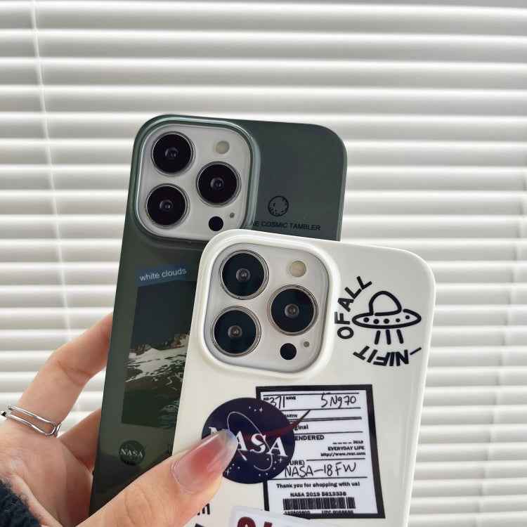 Astronaut Pattern Glossy PC Phone Case