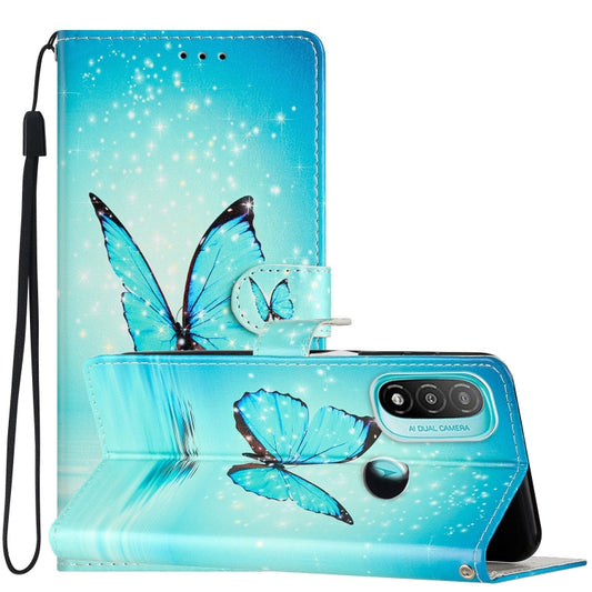 Colored Drawing Leather Phone Case, For Motorola Moto E20 /E30 /E40, For Motorola Moto G31 / G41, For Motorola Moto G60, For Motorola Moto G20