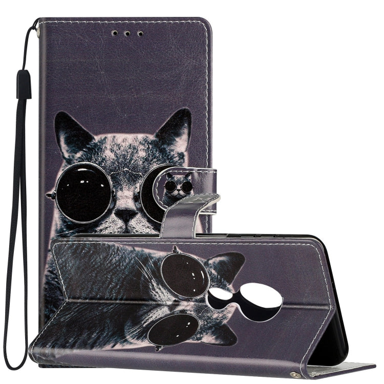 Colored Drawing Leather Phone Case