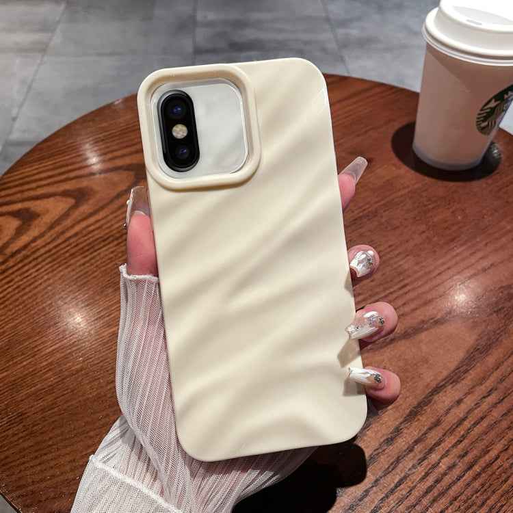 Solid Color Wave Texture TPU Phone Case, For iPhone X / XS, For iPhone XR, For iPhone XS Max