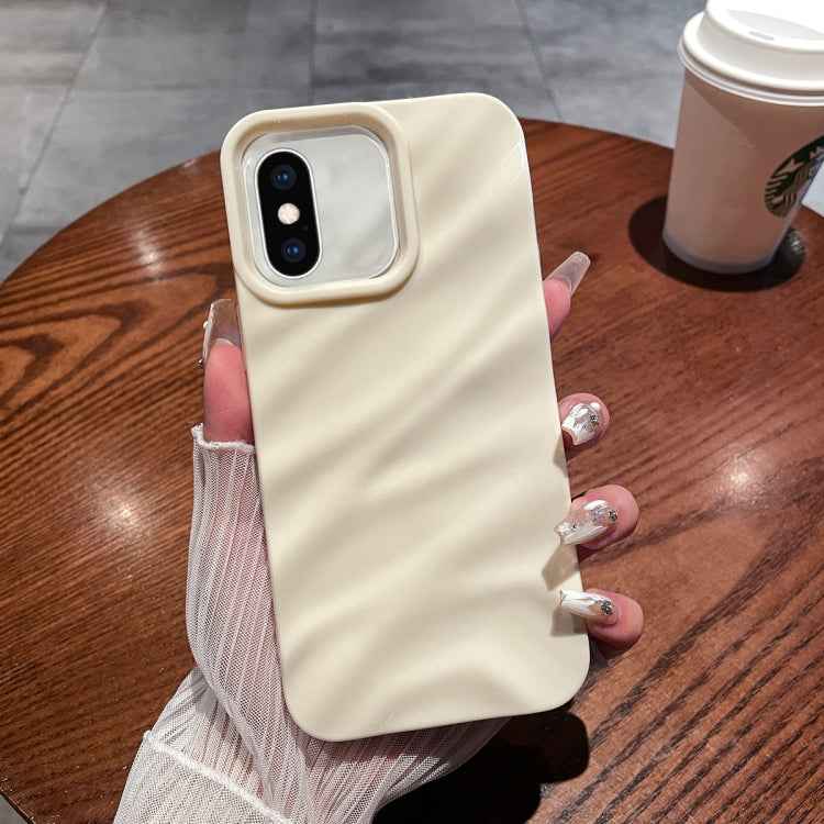 Solid Color Wave Texture TPU Phone Case, For iPhone X / XS, For iPhone XR, For iPhone XS Max