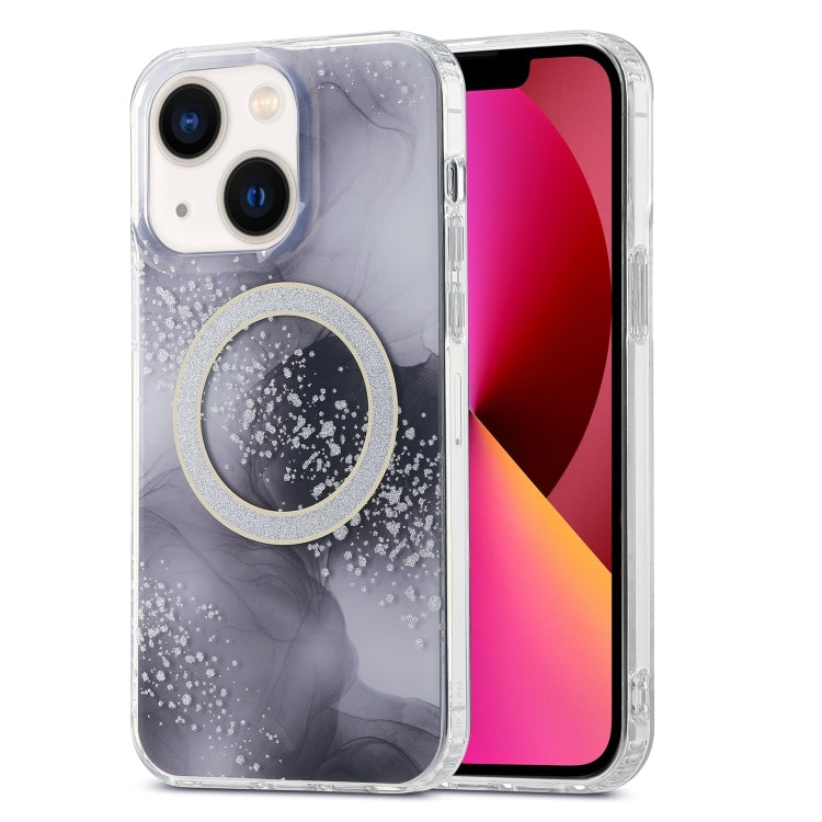 Dual-side IMD Marble Magsafe Phone Case, For iPhone 13 Pro Max, For iPhone 15, For iPhone 13 Pro, For iPhone 13, For iPhone 12, For iPhone 12 Pro Max