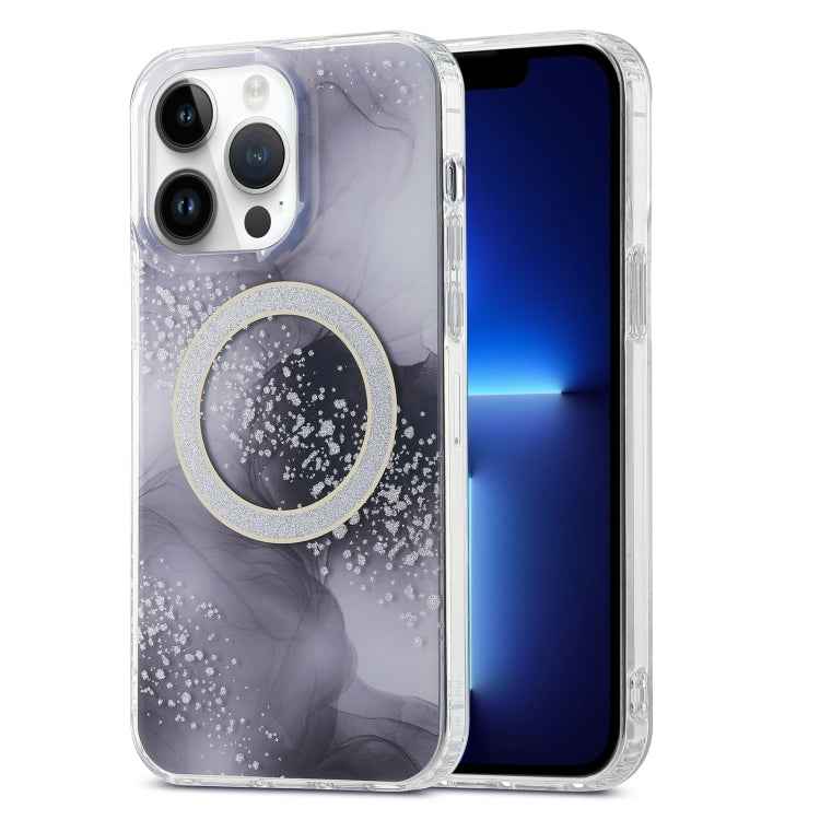Dual-side IMD Marble Magsafe Phone Case, For iPhone 13 Pro Max, For iPhone 15, For iPhone 13 Pro, For iPhone 13, For iPhone 12, For iPhone 12 Pro Max