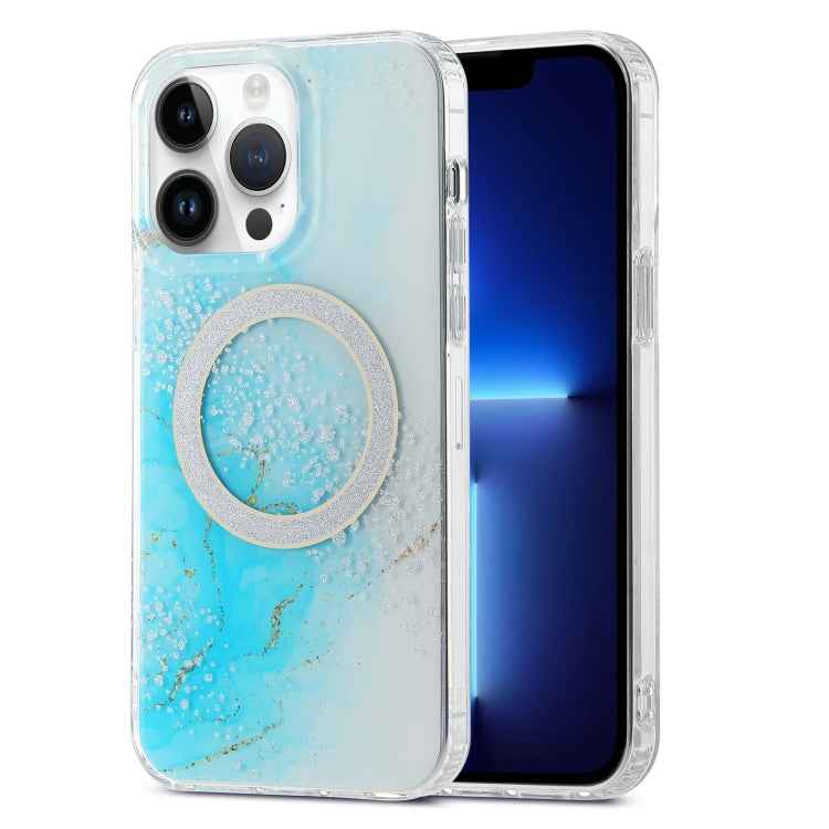 Dual-side IMD Marble Magsafe Phone Case, For iPhone 13 Pro Max, For iPhone 15, For iPhone 13 Pro, For iPhone 13, For iPhone 12, For iPhone 12 Pro Max