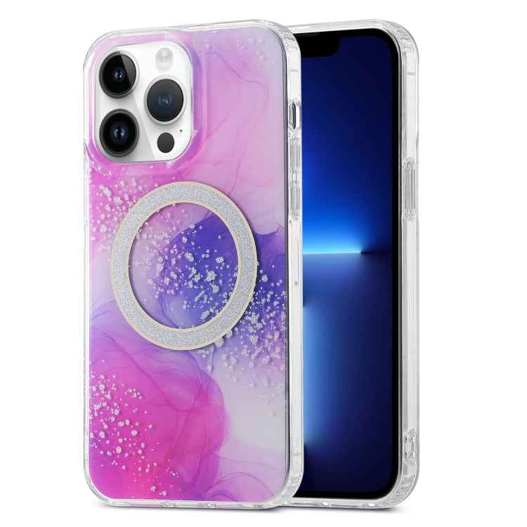 Dual-side IMD Marble Magsafe Phone Case, For iPhone 13 Pro Max, For iPhone 15, For iPhone 13 Pro, For iPhone 13, For iPhone 12, For iPhone 12 Pro Max