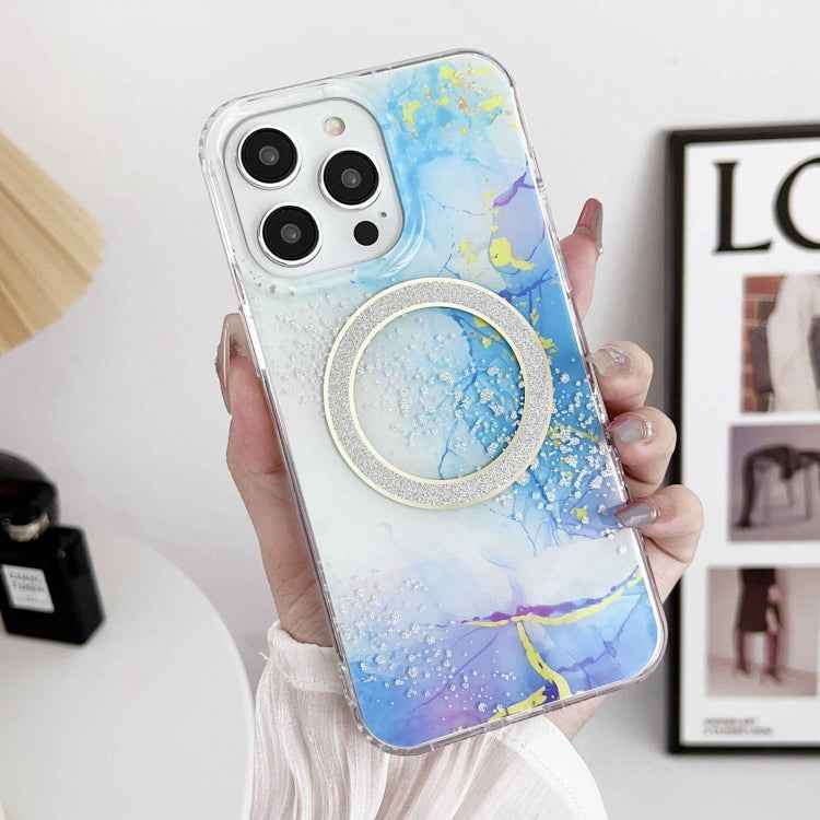 Dual-side IMD Marble Magsafe Phone Case, For iPhone 13 Pro Max, For iPhone 15, For iPhone 13 Pro, For iPhone 13, For iPhone 12, For iPhone 12 Pro Max