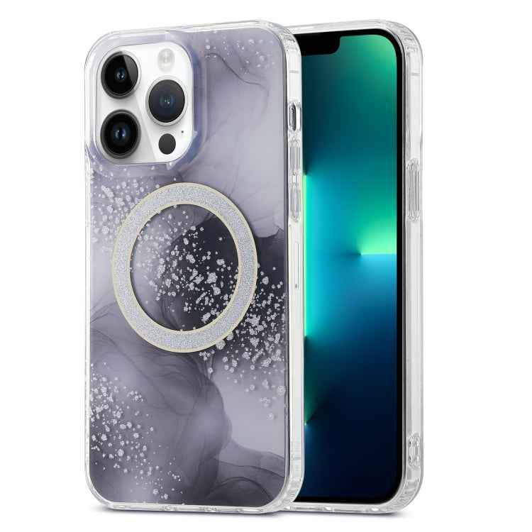 Dual-side IMD Marble Magsafe Phone Case, For iPhone 13 Pro Max, For iPhone 15, For iPhone 13 Pro, For iPhone 13, For iPhone 12, For iPhone 12 Pro Max