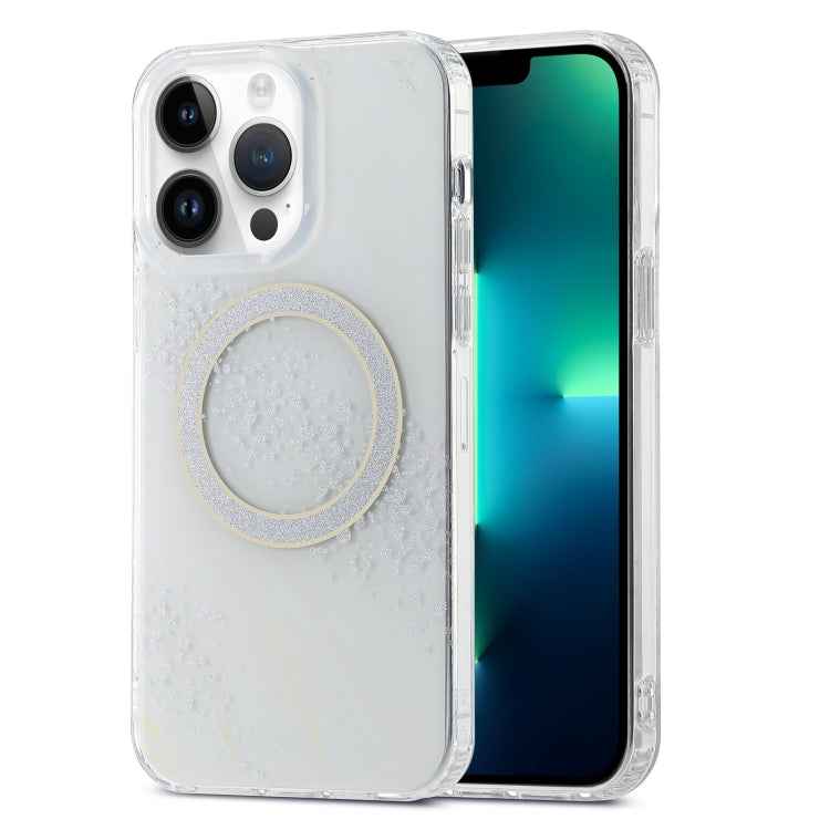 Dual-side IMD Marble Magsafe Phone Case, For iPhone 13 Pro Max, For iPhone 15, For iPhone 13 Pro, For iPhone 13, For iPhone 12, For iPhone 12 Pro Max