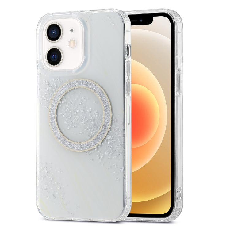 Dual-side IMD Marble Magsafe Phone Case, For iPhone 13 Pro Max, For iPhone 15, For iPhone 13 Pro, For iPhone 13, For iPhone 12, For iPhone 12 Pro Max