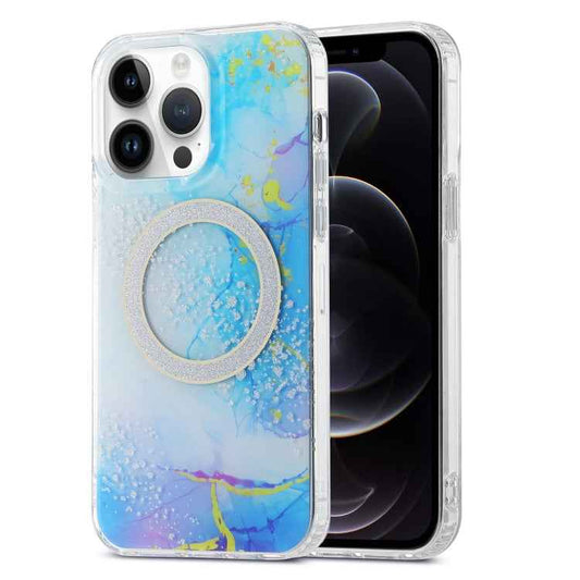 Dual-side IMD Marble Magsafe Phone Case