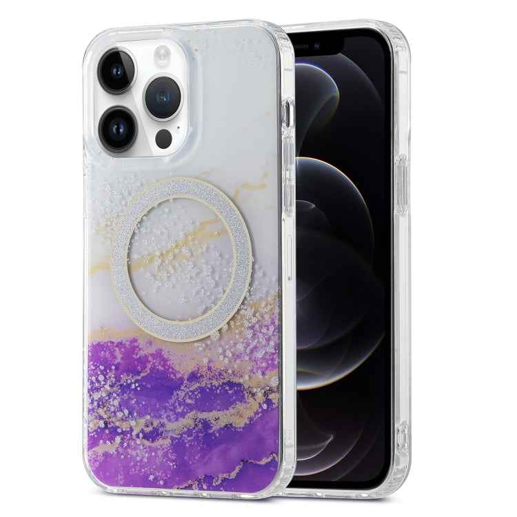 Dual-side IMD Marble Magsafe Phone Case