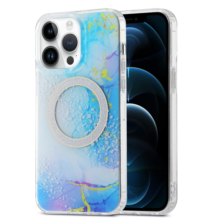 Dual-side IMD Marble Magsafe Phone Case, For iPhone 13 Pro Max, For iPhone 15, For iPhone 13 Pro, For iPhone 13, For iPhone 12, For iPhone 12 Pro Max