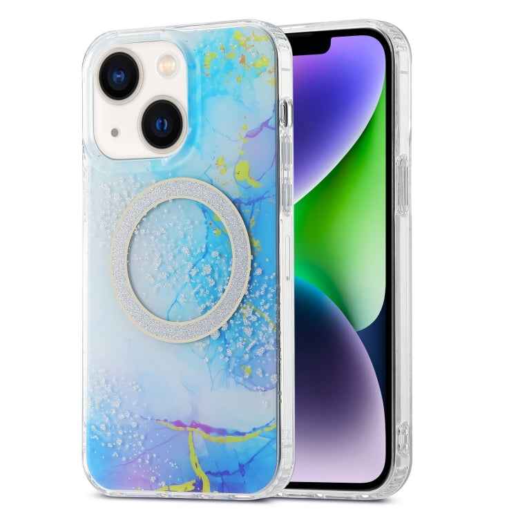 Dual-side IMD Marble Magsafe Phone Case, For iPhone 13 Pro Max, For iPhone 15, For iPhone 13 Pro, For iPhone 13, For iPhone 12, For iPhone 12 Pro Max