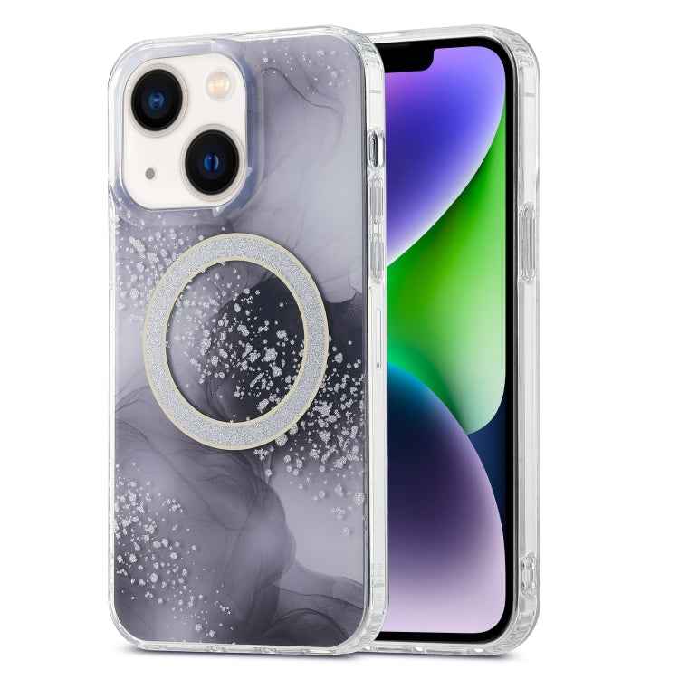 Dual-side IMD Marble Magsafe Phone Case, For iPhone 13 Pro Max, For iPhone 15, For iPhone 13 Pro, For iPhone 13, For iPhone 12, For iPhone 12 Pro Max