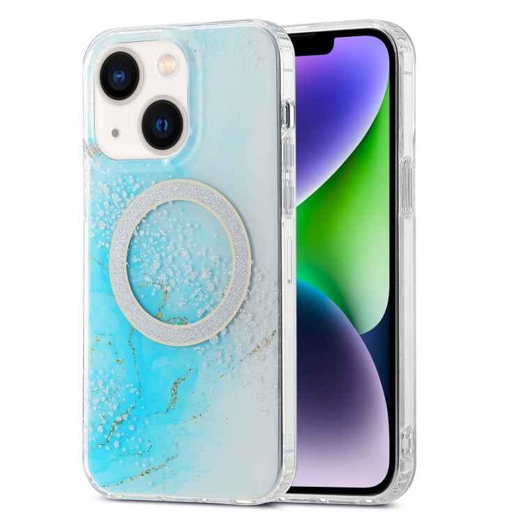 Dual-side IMD Marble Magsafe Phone Case, For iPhone 13 Pro Max, For iPhone 15, For iPhone 13 Pro, For iPhone 13, For iPhone 12, For iPhone 12 Pro Max