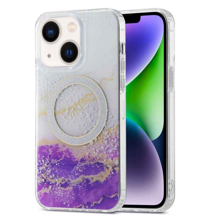 Dual-side IMD Marble Magsafe Phone Case, For iPhone 13 Pro Max, For iPhone 15, For iPhone 13 Pro, For iPhone 13, For iPhone 12, For iPhone 12 Pro Max