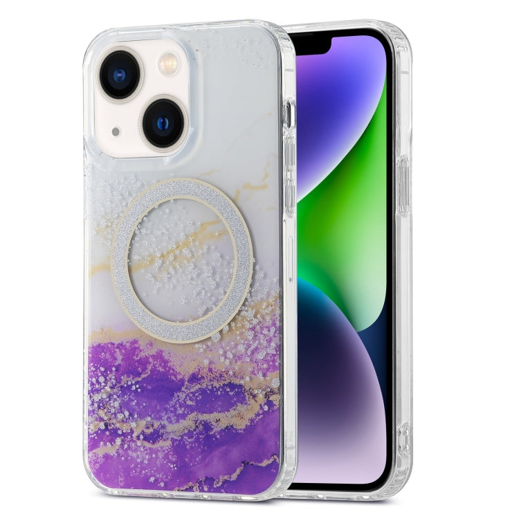 Dual-side IMD Marble Magsafe Phone Case, For iPhone 15, For iPhone 13 Pro Max, For iPhone 13 Pro, For iPhone 13, For iPhone 12, For iPhone 12 Pro Max